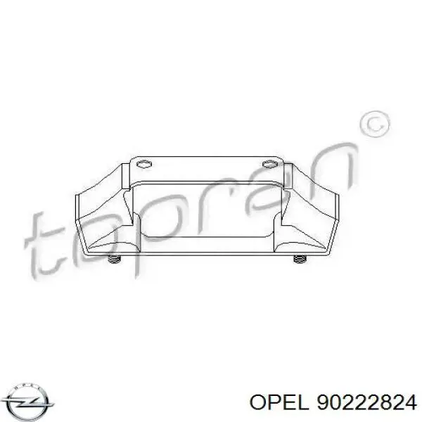 Подушка трансмиссии (опора коробки передач) Opel 90222824