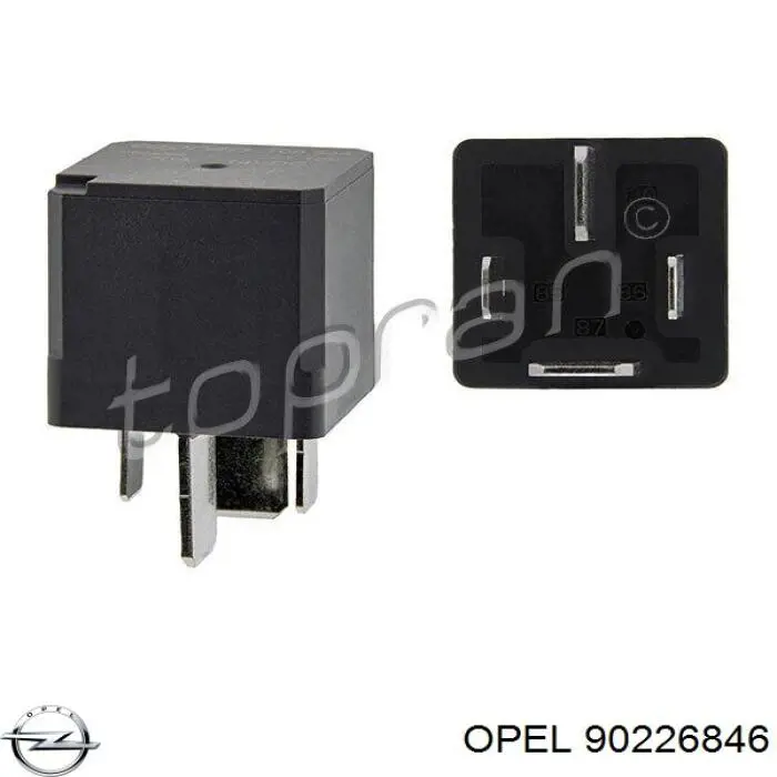 Реле электробензонасоса Opel 90226846 цена, от 2.19 USD