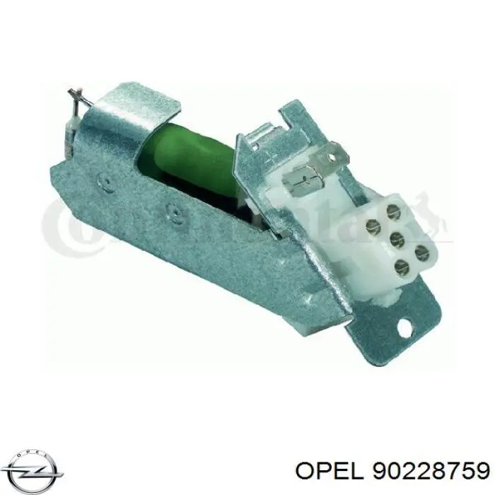 90228759 Opel резистор (сопротивление вентилятора печки (отопителя салона))