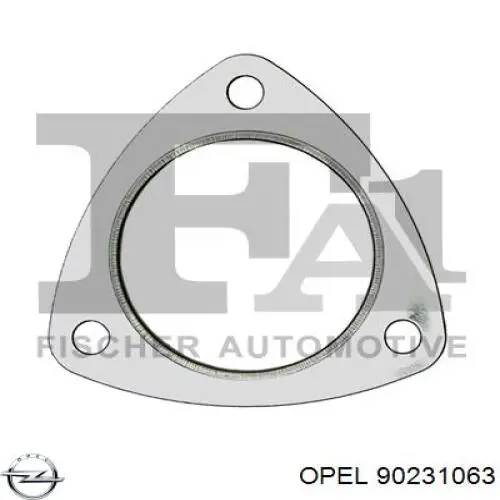 Прокладка каталитизатора (каталитического нейтрализатора) Opel 90231063 цена, от 1.51 USD
