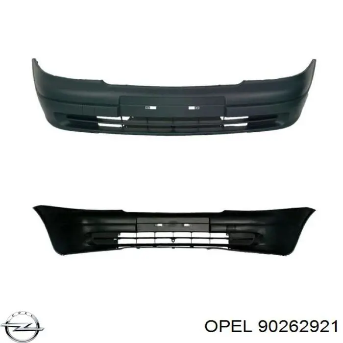 90262921 Opel Бампер передний в сборе