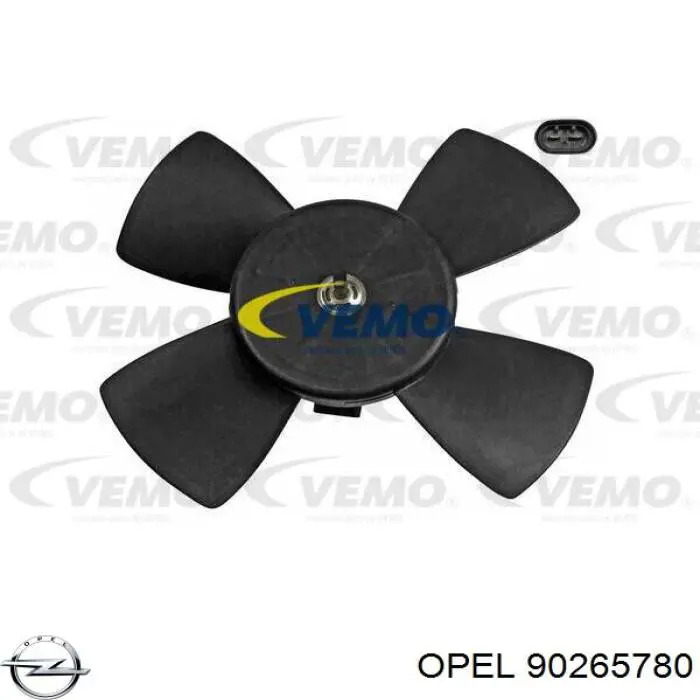 Difusor do radiador de esfriamento para Opel Vectra (86, 87)