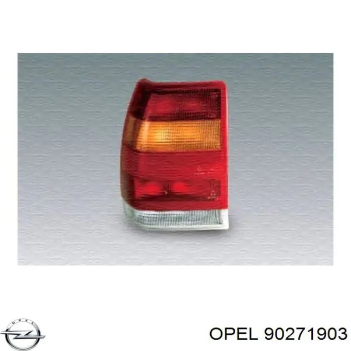 Фонарь задний левый Opel Omega 16, 17, 19