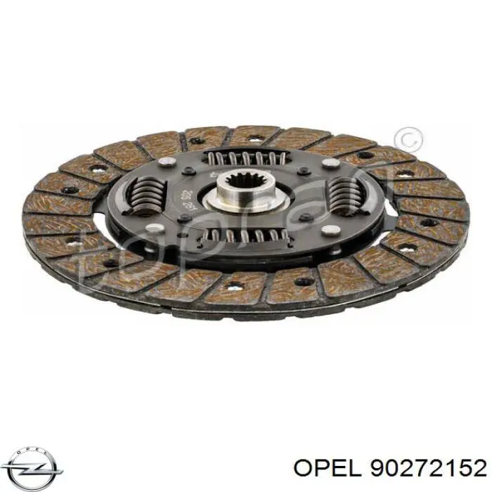 90272152 Opel диск сцепления