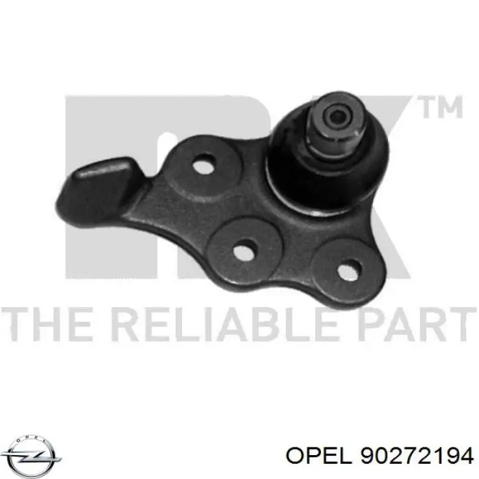 Нижняя левая шаровая опора Opel 90272194 цена, от 13.17 USD