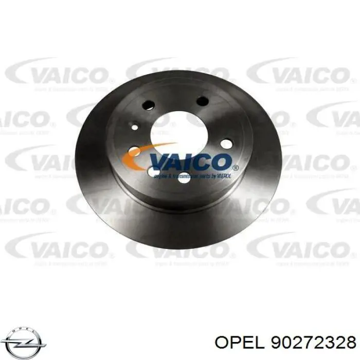 Задний тормозной диск Opel 90272328 цена, от 22.57 USD