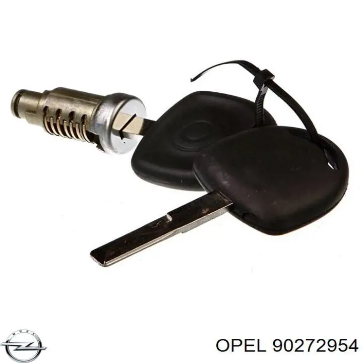 90272954 Opel Внутренняя часть замка передней двери