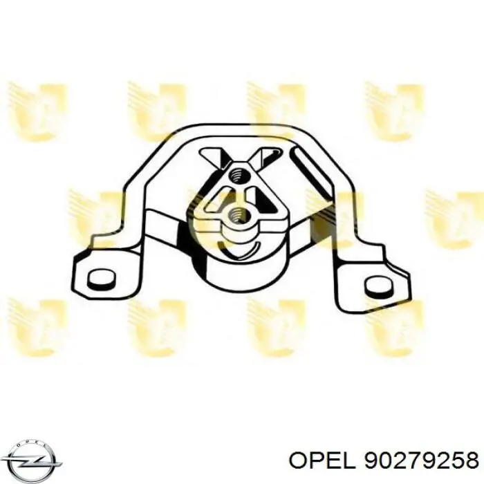 90279258 Opel подушка (опора двигателя левая)