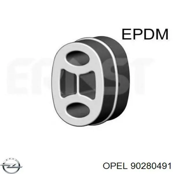 Подушка глушителя 90280491 Opel