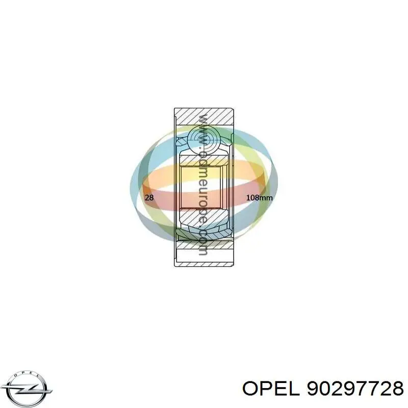 90297728 Opel ШРУС внутренний, задний