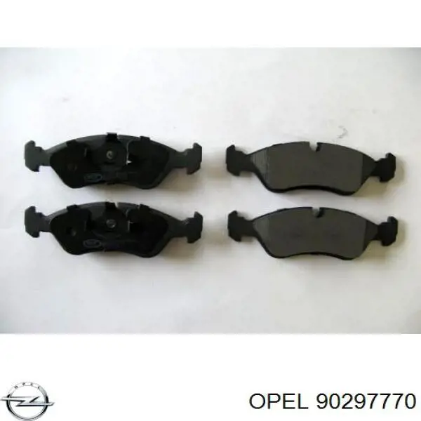 Передние тормозные колодки 90297770 Opel