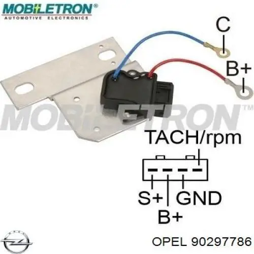 Модуль зажигания (коммутатор) 90297786 Opel