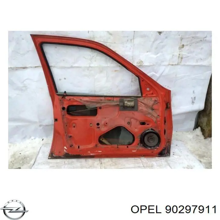 Водительская дверь на Opel Vectra A 86, 87