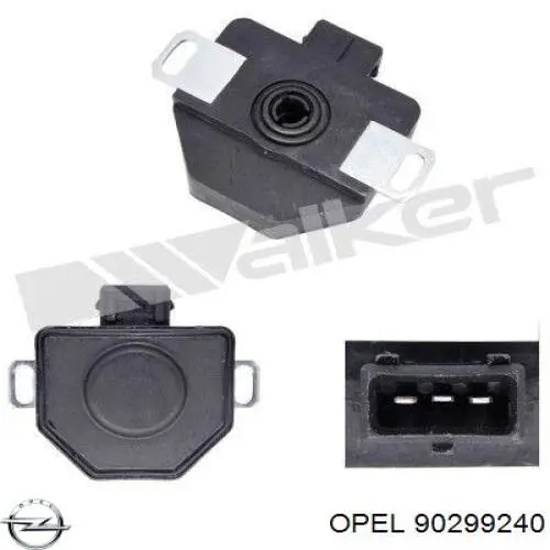 Датчик дроссельной заслонки  Opel 90299240 цена, от 35.96 USD