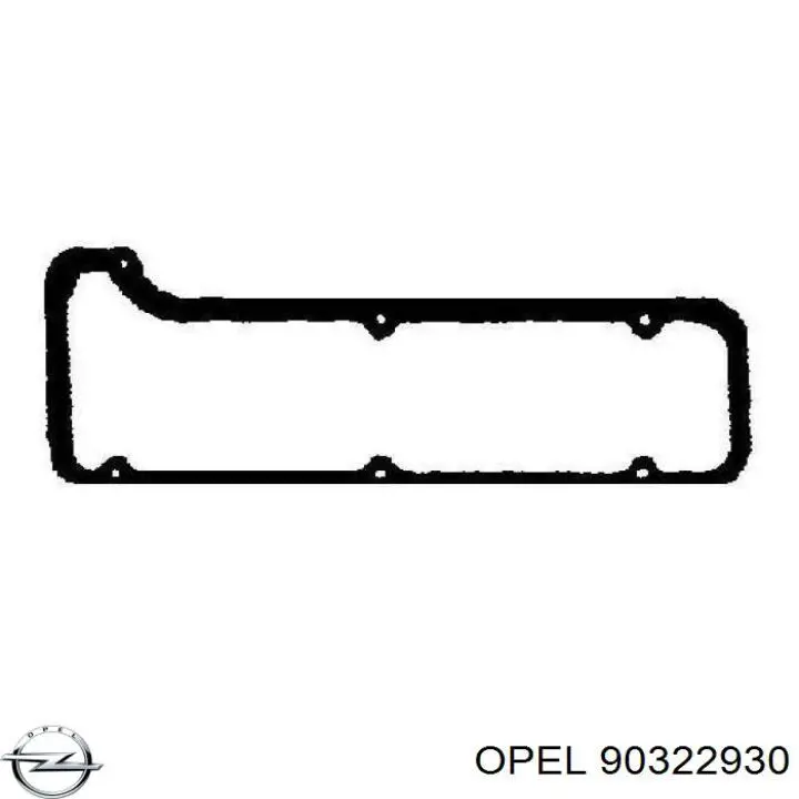 90322930 Opel Прокладка крышки клапана
