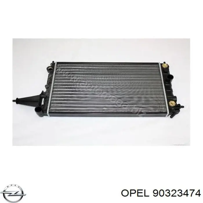 Радиатор охлаждения двигателя OPEL 90323474