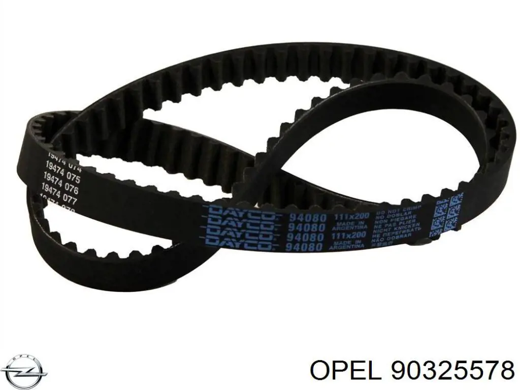 Зубчатый ремень Opel 90325578 цена, от 9.31 USD