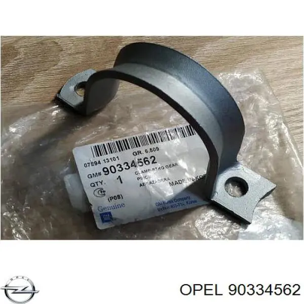 90334562 Opel braçadeira de fixação da cremalheira da direção