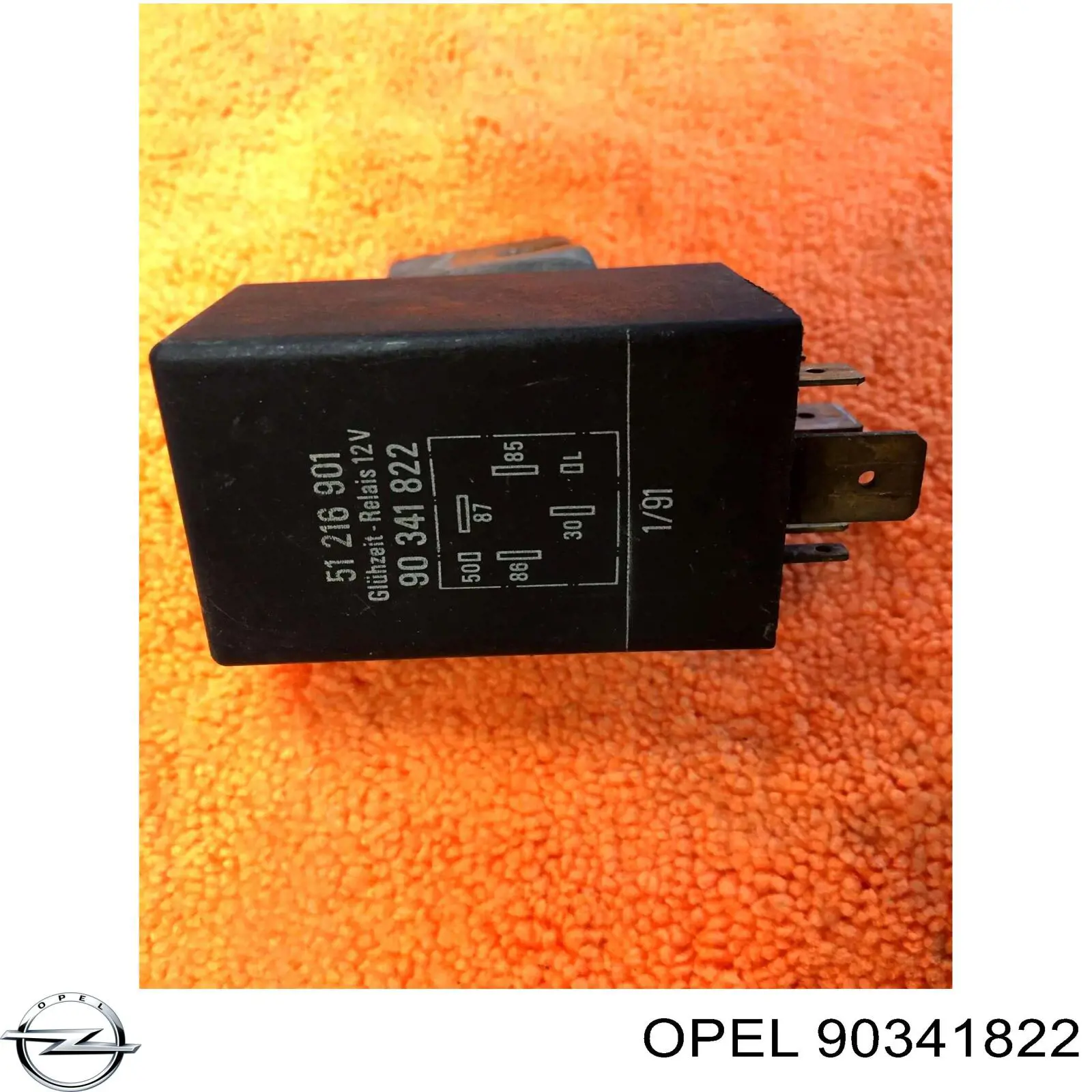 90341822 Opel Реле свечей накала