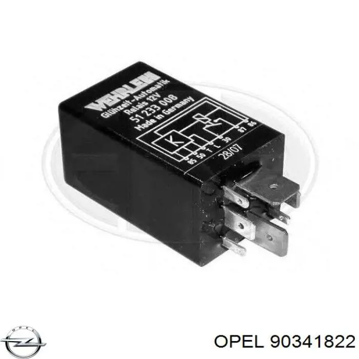 Реле управления Opel 90341822 цена, от 32.40 USD