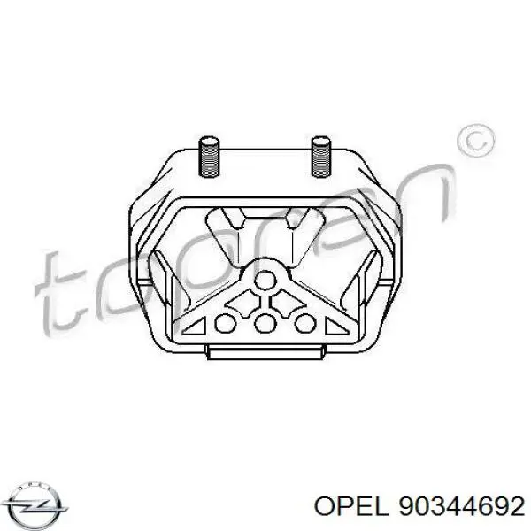 Задняя опора двигателя Opel 90344692 цена, от 15.20 USD