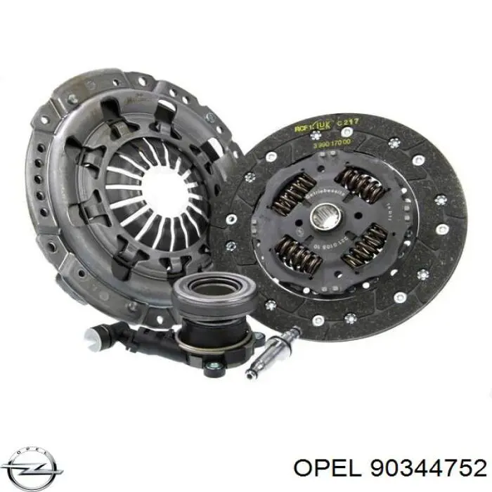 90344752 Opel Нажимной диск сцепления