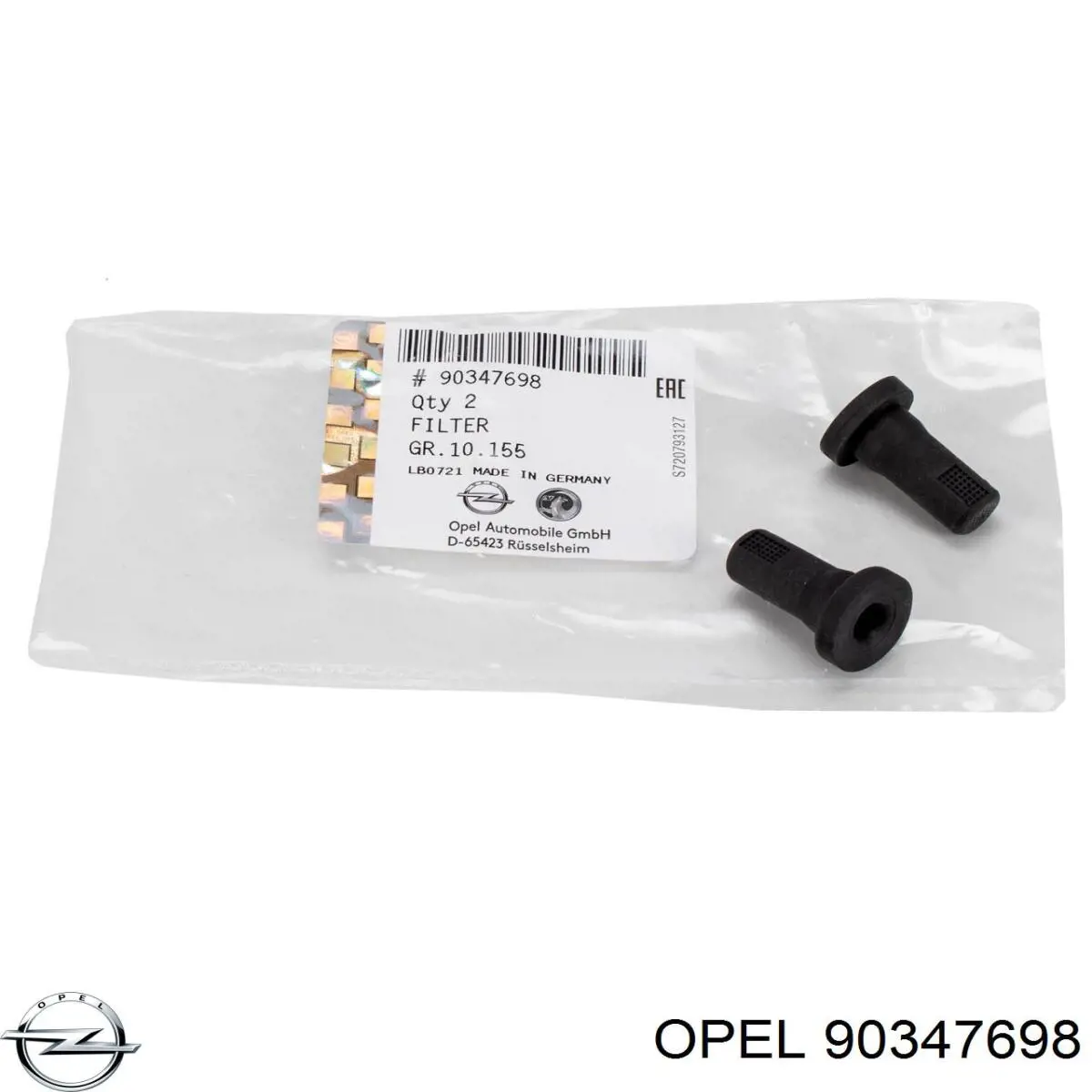 90347698 Opel Двигатель омывателя стекла передний/задний