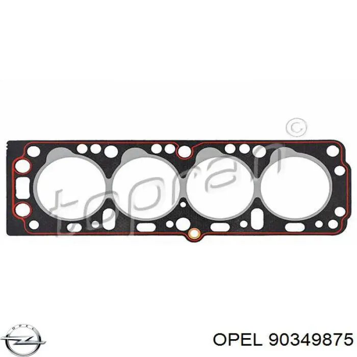 Прокладка ГБЦ 90349875 Opel