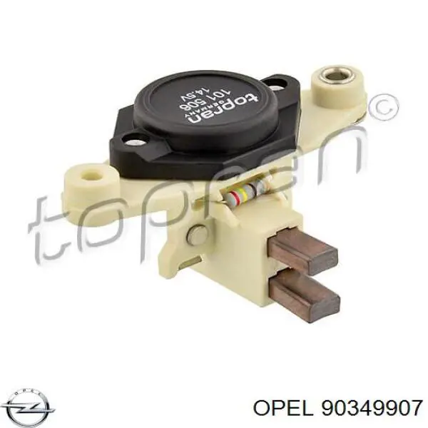 90349907 Opel реле-регулятор генератора (реле зарядки)