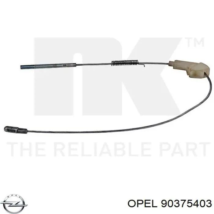 Трос ручного тормоза задний Opel 90375403 цена, от 3.08 USD