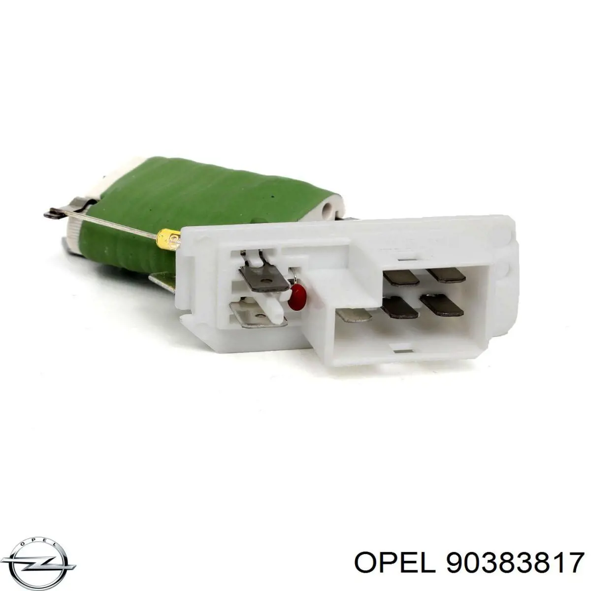 Резистор (сопротивление) вентилятора печки (отопителя салона) Opel 90383817