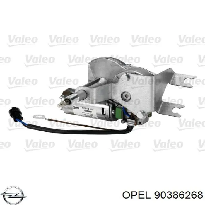 Моторчик заднего дворника 90386268 Opel