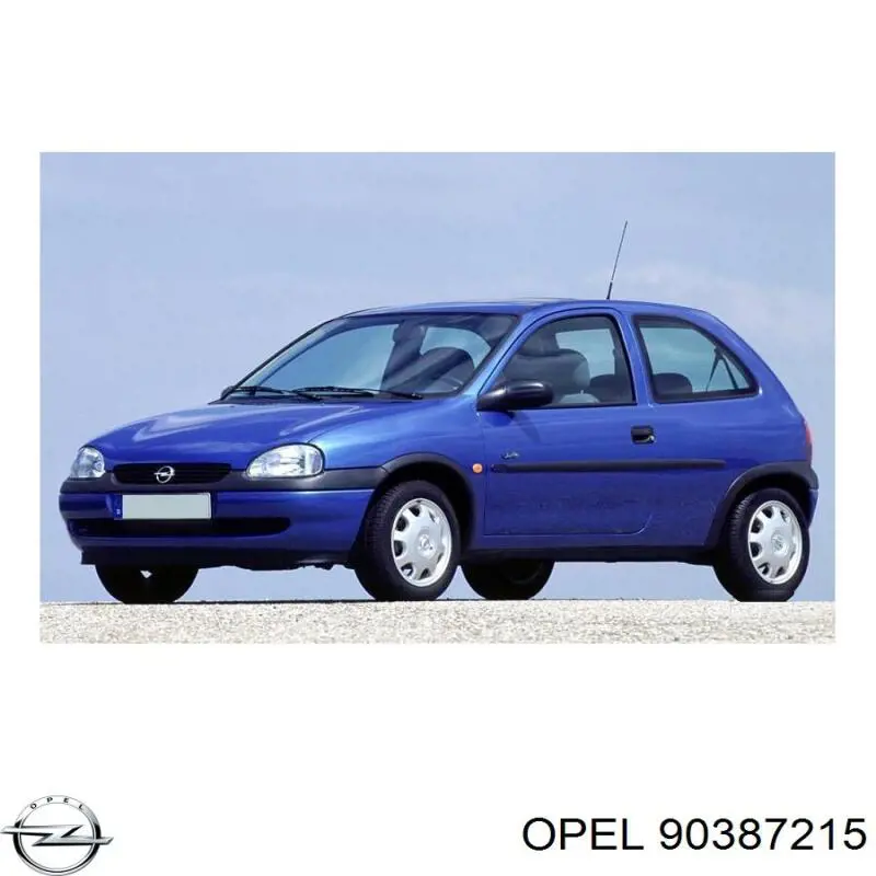 90387215 Opel Панель багажного отсека