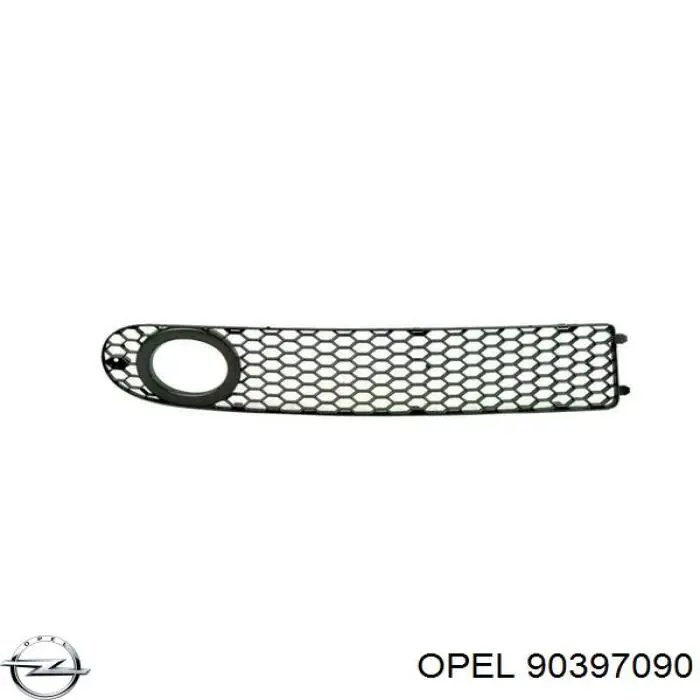 Накладка бампера переднего, правая Opel 90397090 цена, от 11.01 USD