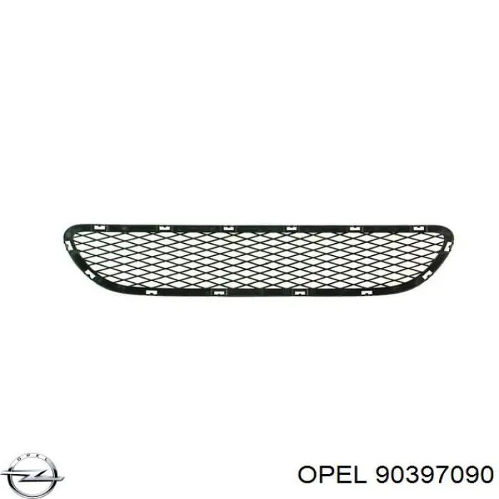 Купить 90397090 Opel Накладка бампера переднего правая