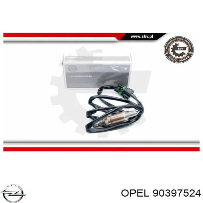 Лямбда зонд, датчик кислорода до катализатора Opel 90397524