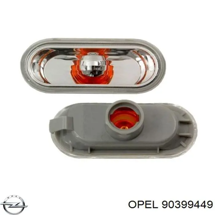 Левый фонарь указателя поворота Opel 90399449
