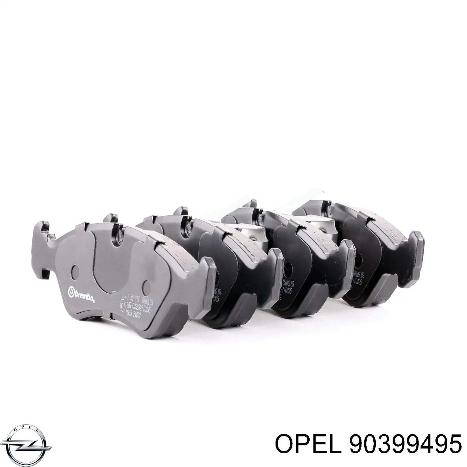 Колодки Opel 90399495 цена, от 17.15 USD
