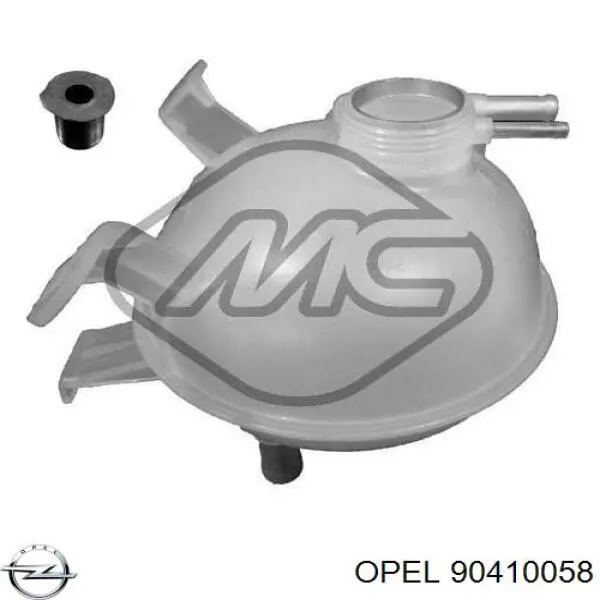 Бачок системы охлаждения двигателя расширительный Opel 90410058 цена, от 11.38 USD