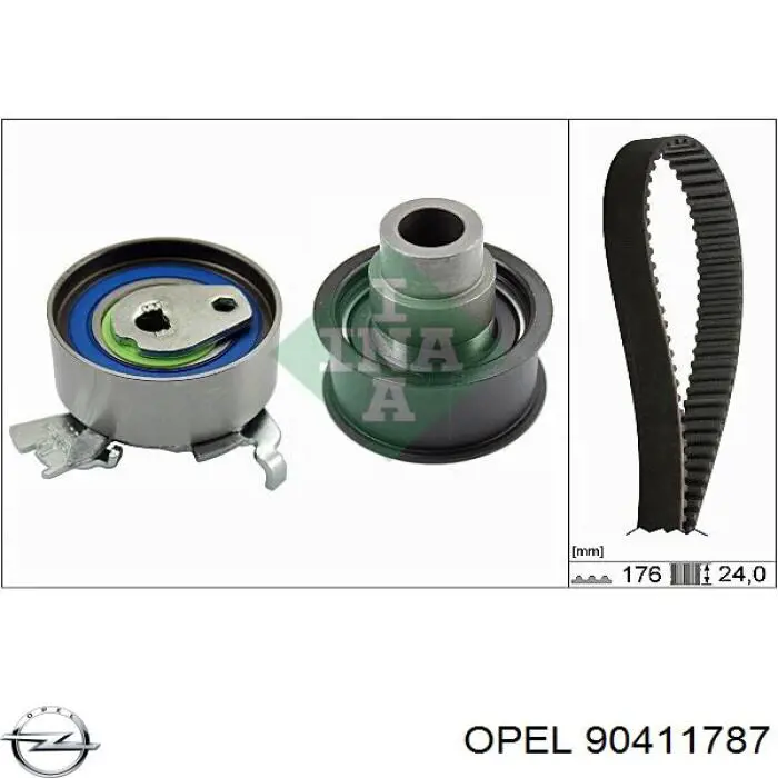 Купить 90411787 Opel Ведуший ролик ГРМ