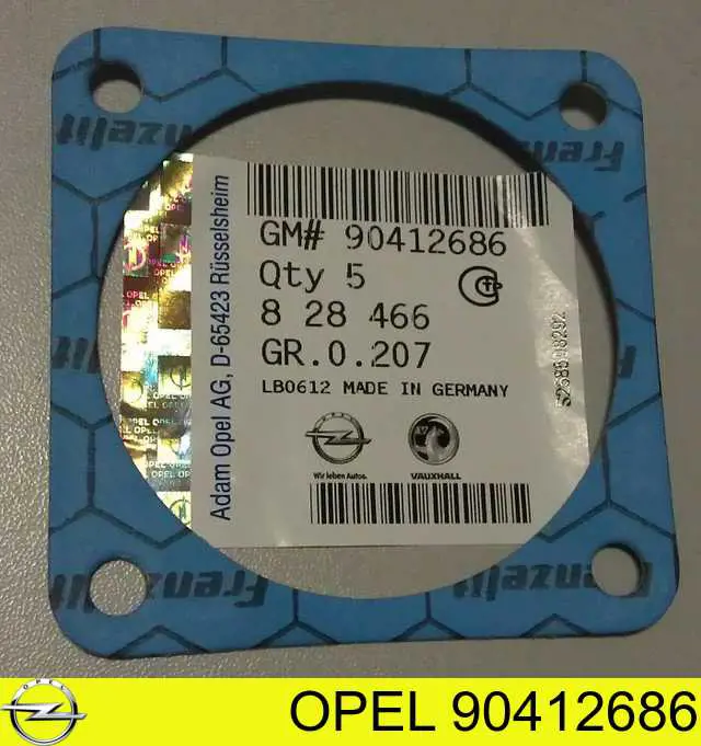 90412686 Opel прокладка дроссельной заслонки