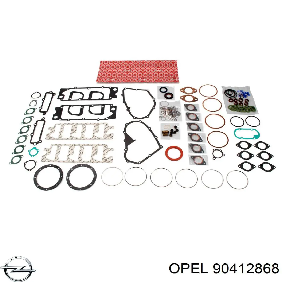 Прокладка клапанной крышки двигателя, задний сегмент 90412868 Opel