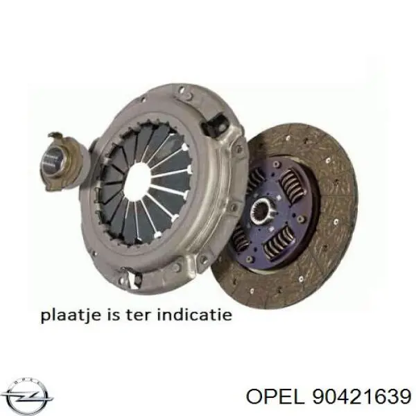 Комплект сцепления (3 части) Opel 90421639 цена, от 115.92 USD