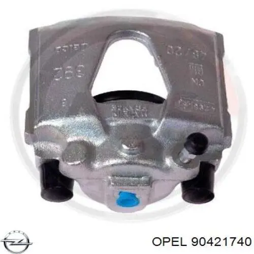 Купить 90421740 Opel Суппорт тормозной передний правый