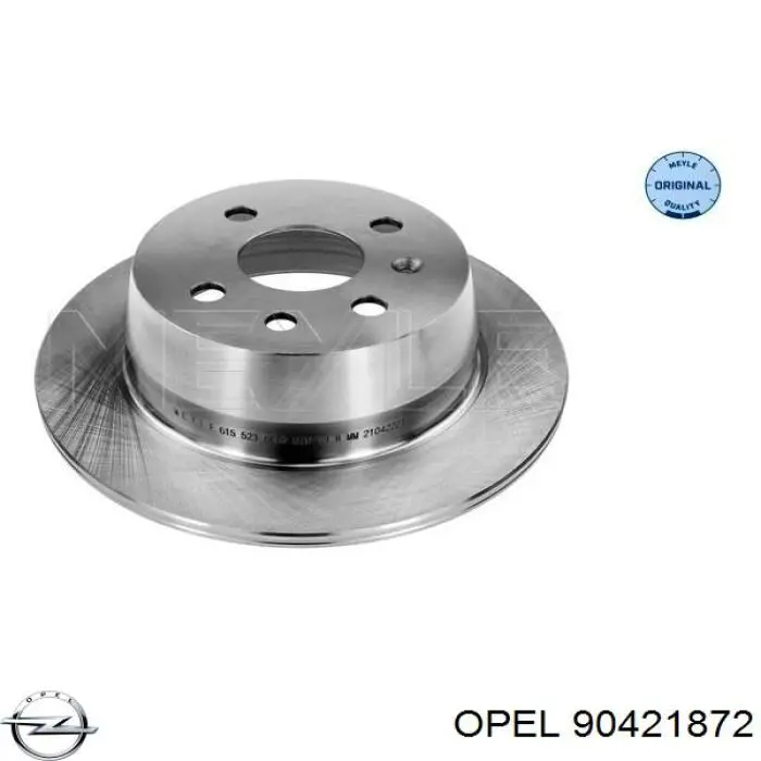Тормозные диски 90421872 Opel