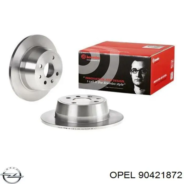 Задний тормозной диск Opel 90421872 цена, от 24.82 USD