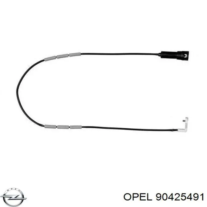 90425491 Opel датчик износа тормозных колодок передний