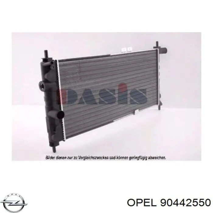 90442550 Opel радиатор