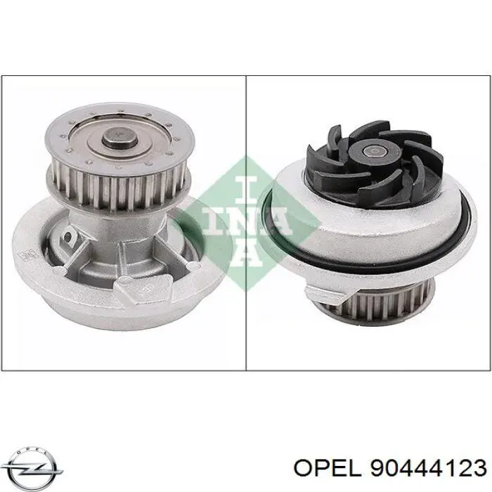 Помпа охлаждения Opel 90444123 цена, от 28.23 USD