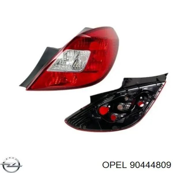 90444809 Opel фонарь задний левый
